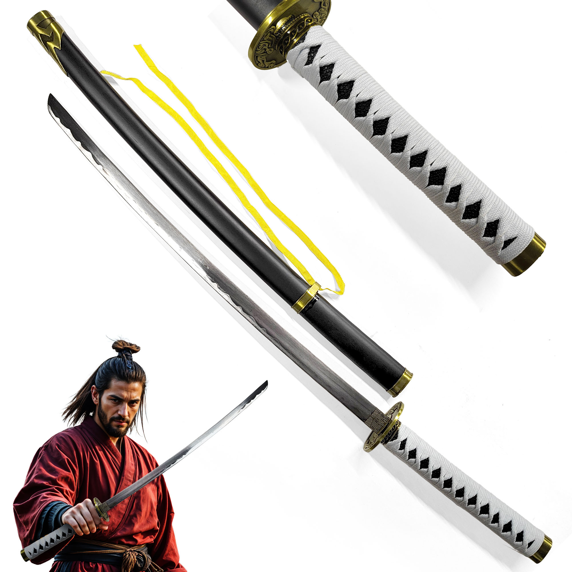 Katana der Meister: Exakte Nachbildung des Samurai-Schwertes mit Scheide